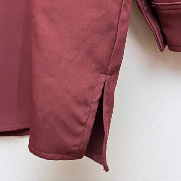 Lane Bryant Burgundy Button Down Blouse Top Women’s Size 14 NWT - Picture 9 of 10